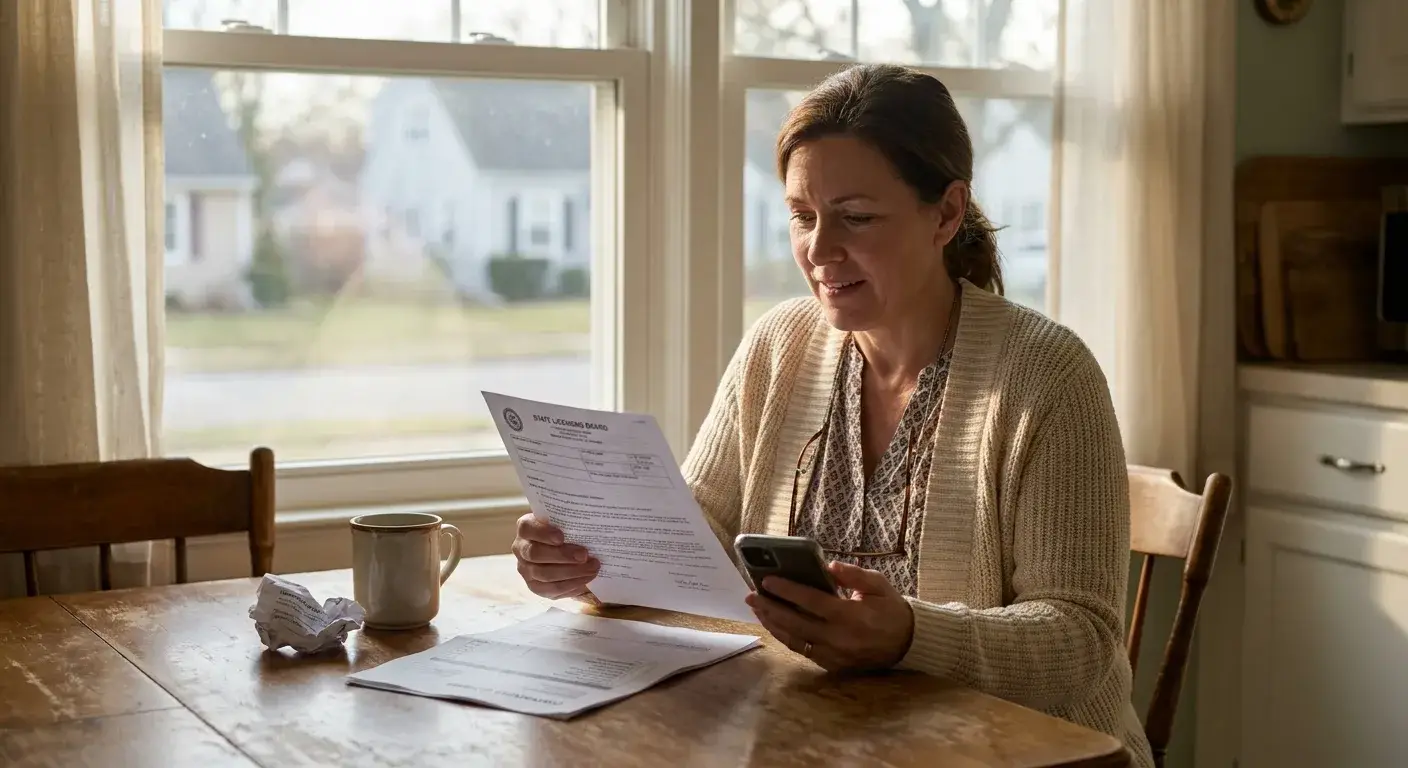 verify contractor license on a job site for local service businesses
